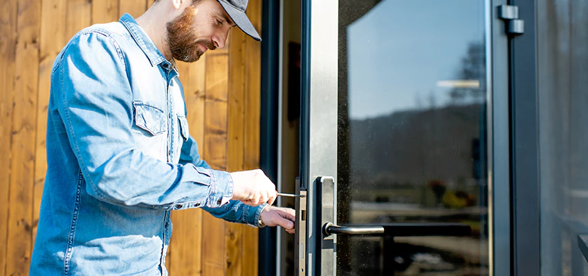 Frameless Glass Storefront Door Locks Replacement in Tinley Park, IL